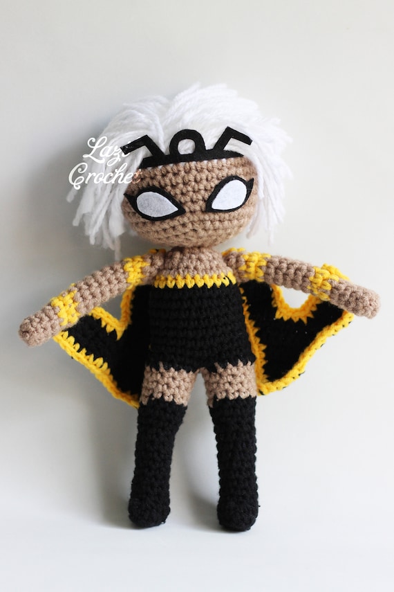 Storm X Men Amigurumi Crochet Pattern In Chibi Style Tutorial Etsy