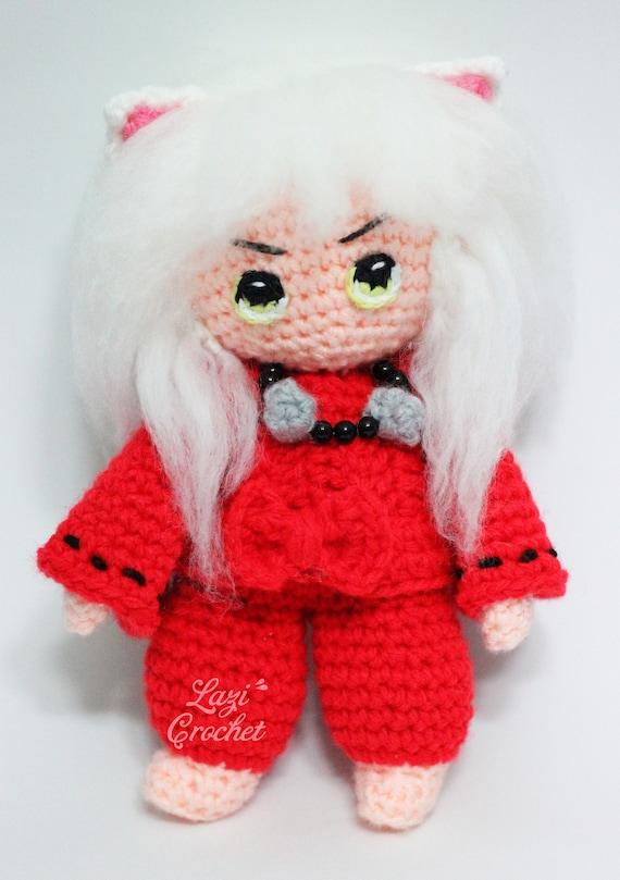 Inuyasha and Kagome Chibi Amigurumi Crochet Knit Pattern Etsy
