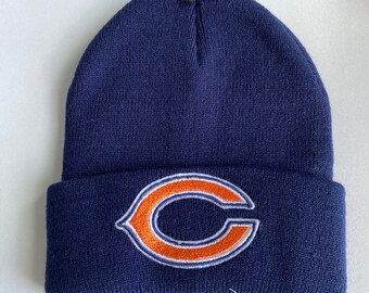 Chicago Bears Beanie - Etsy UK