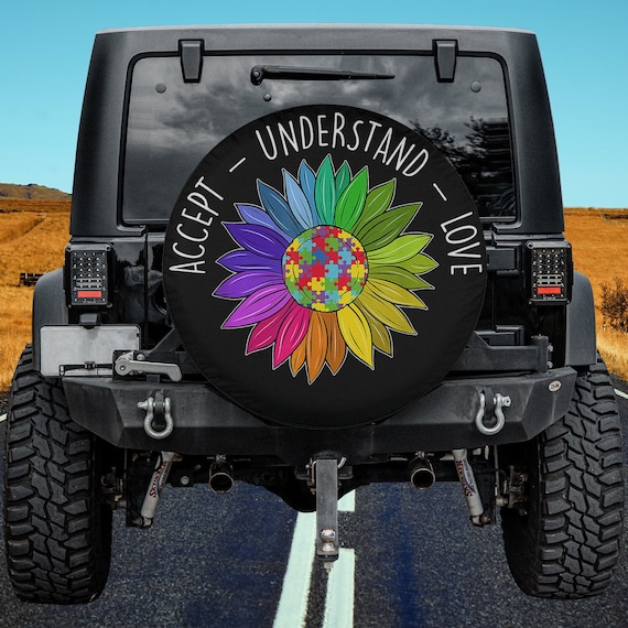 Spare Tire Cover Black Wheel Cover Waterproof PVC Leather Dust-Proof