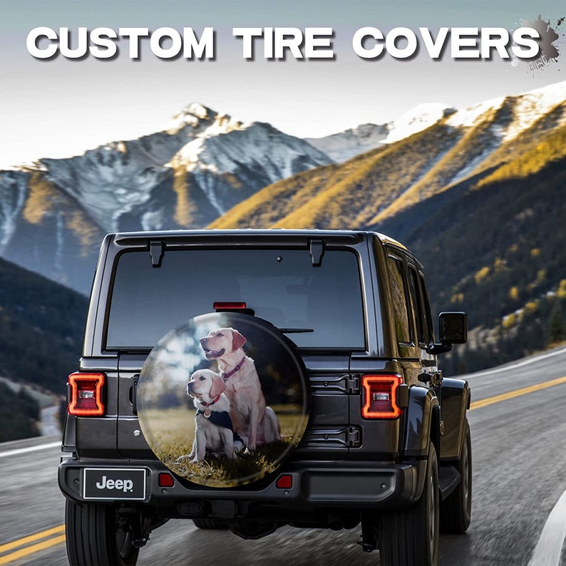 CUSTOM Spare Tire Cover CUSTOM Tire Cover With Your Design Etsy