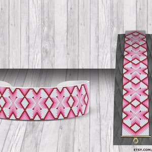 Peyote Muster Ungleiche Anzahl | PDF Schnittmuster | Armband für Miyuki Delica Größe 11 Perlen | Do It Yourself