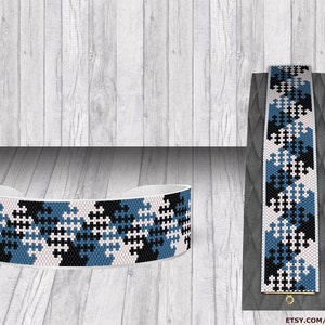 Peyote Muster Even Count | PDF Schnittmuster | Armband für Miyuki Delica Größe 11 Perlen | Do It Yourself