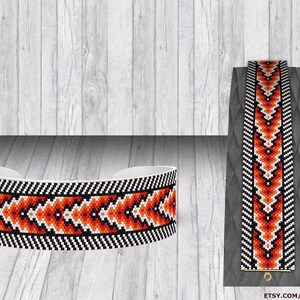 Peyote Pattern Uneven Count | PDF Pattern |  Bracelet for Miyuki Delica size 11 beads | Do It Yourself