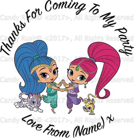 PERSONALISED MY LITTLE PONY GLOSS BIRTHDAY PARTY BAG BOX SWEET CONE STICKERS
