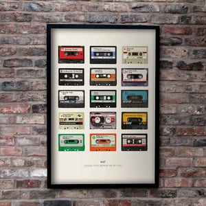 Personalised Our Song Print (Various Sizes - Print Only - No Frame)
