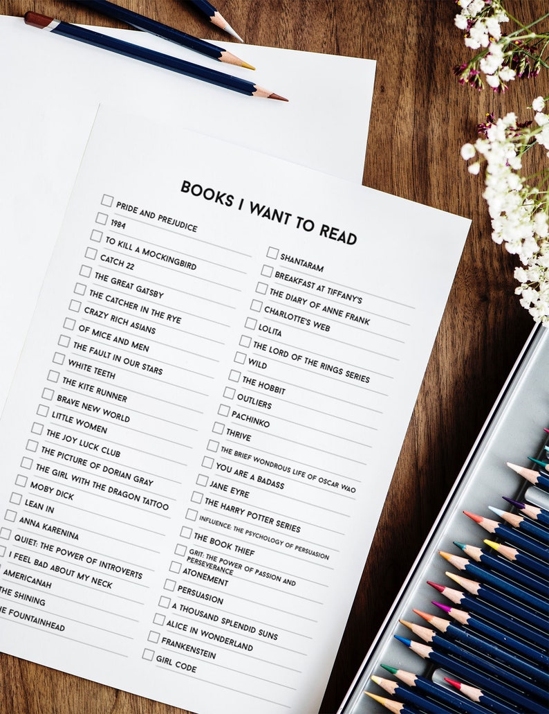 Bookshelf Bullet Journal Printable Bookish Printable - Etsy Australia