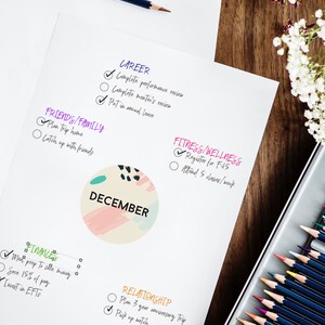 Monthly Planner Printable Goal Planner Printable Student - Etsy