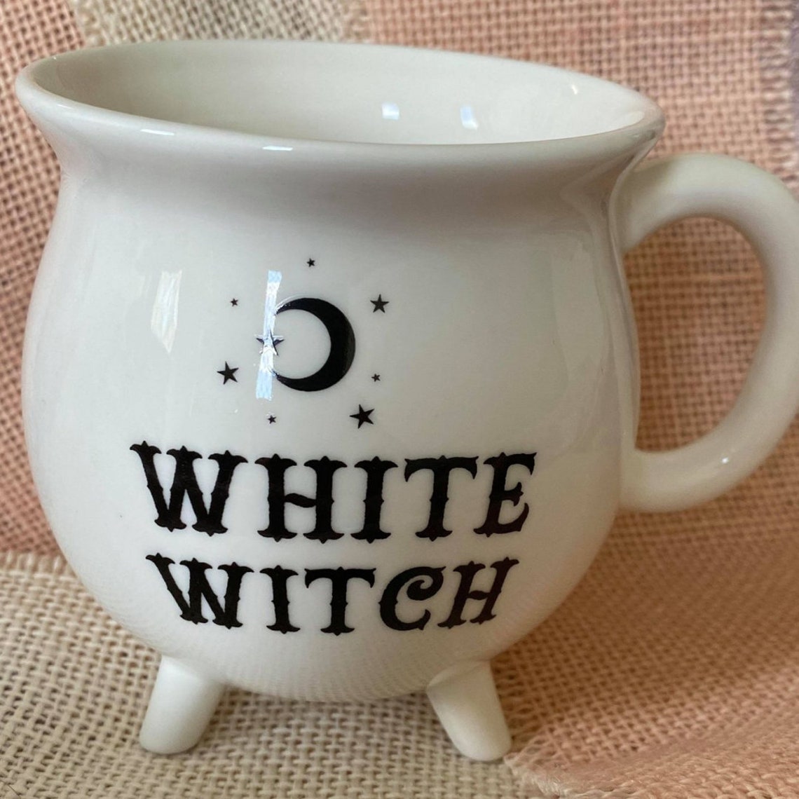 Witches Brew Cauldron Mug White Witch Cauldron Mug Witchy Etsy
