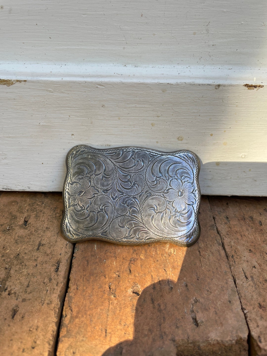 Étriers De Selle Western Vintage Diablo - Argent Sterling Et Filigrane - 1,5 Pouce - États-Unis