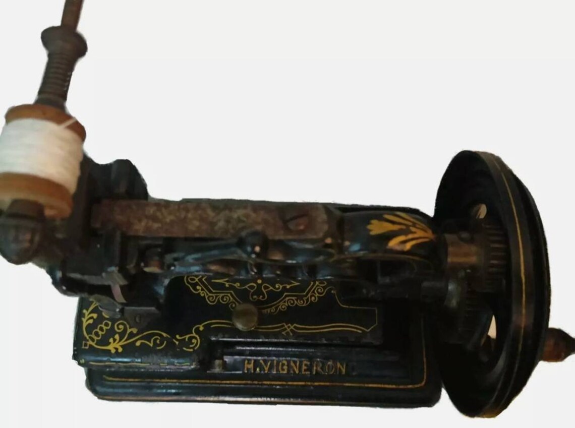 1880 Rare Antique Sewing Machine C. Raymond H. Vigneron - Etsy