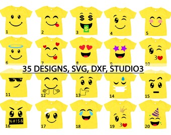 Download Emoji Birthday Svg Etsy