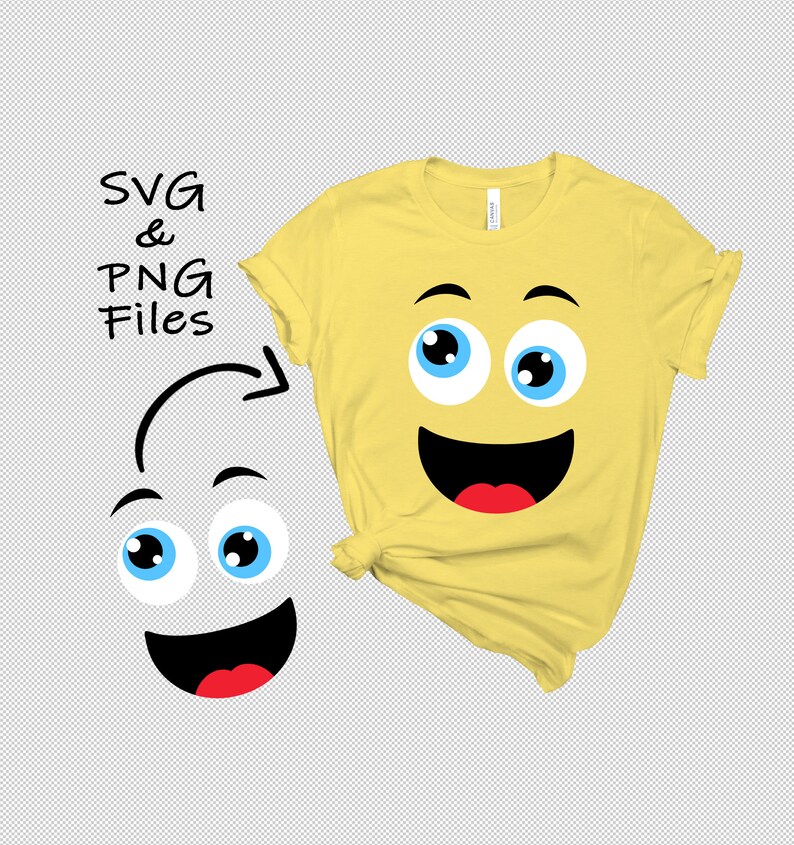 Download Crazy Emoji SVG PNG Crazy Emoji DIY Birthday Shirt T-shirt | Etsy