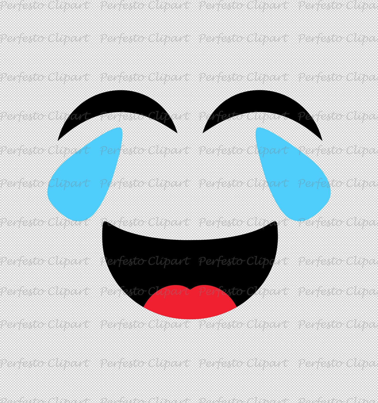 Crying Laughing Emoji SVG PNG Crying-laughing Emoji DIY | Etsy