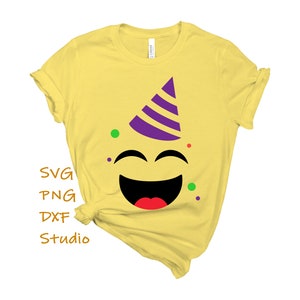 Party Emoji SVG, Party Emoji Png, Party Emoji Shirt, Party Face Shirt Svg, Face with Party Horn and Party Hatn Svg, Partying Face Svg