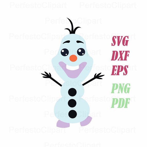 Frozen Snowman vector clipart / Frozen Snowman Svg / Frozen | Etsy