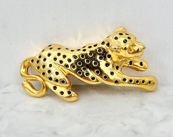 ヴィンテージ ヒョウ柄 ブローチピン - Etsy 日本