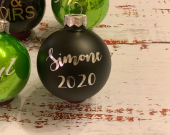 personalized Christmas bauble green | Christmas tree pendant | Christmas tree pendant | individualized Christmas bauble | Gift Tags