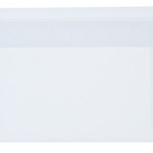 Briefumschlag DIN C6, 25 Stück Transparent