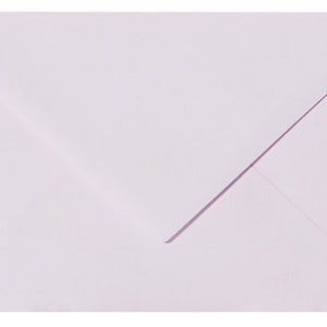 Briefumschlag DIN C6, 25 Stück Pastellflieder