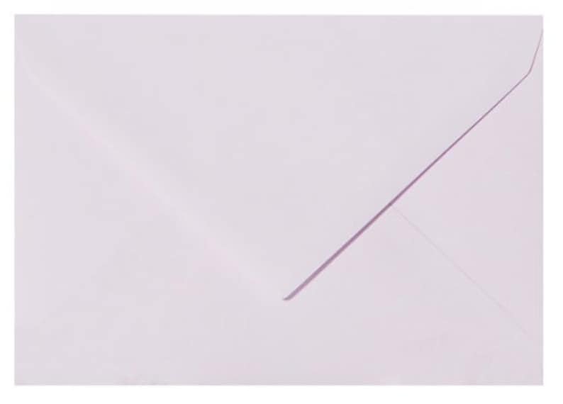 Briefumschlag DIN C6, 25 Stück Pastellflieder