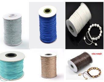 0.65 mm 85 M Lin Ciré Cire Fil Cordon Sewing Craft Pour Cuir Physitest coutures 0.65 mm 85 M Lin Ciré Cire Fil Cordon Sewing Craft Pour Cuir Physitest coutures