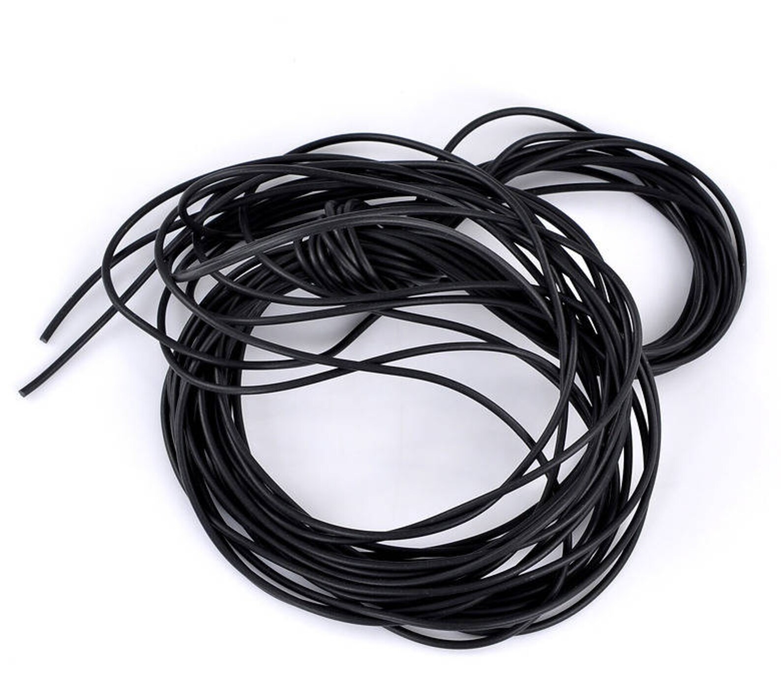 Full Buna Cord Black Rubber 2 mm 10 m Etsy