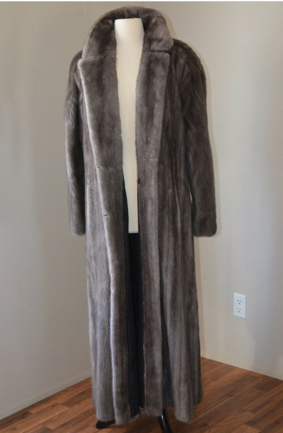 MICHAEL KORS full length Blue Iris Mink Coat---Vin