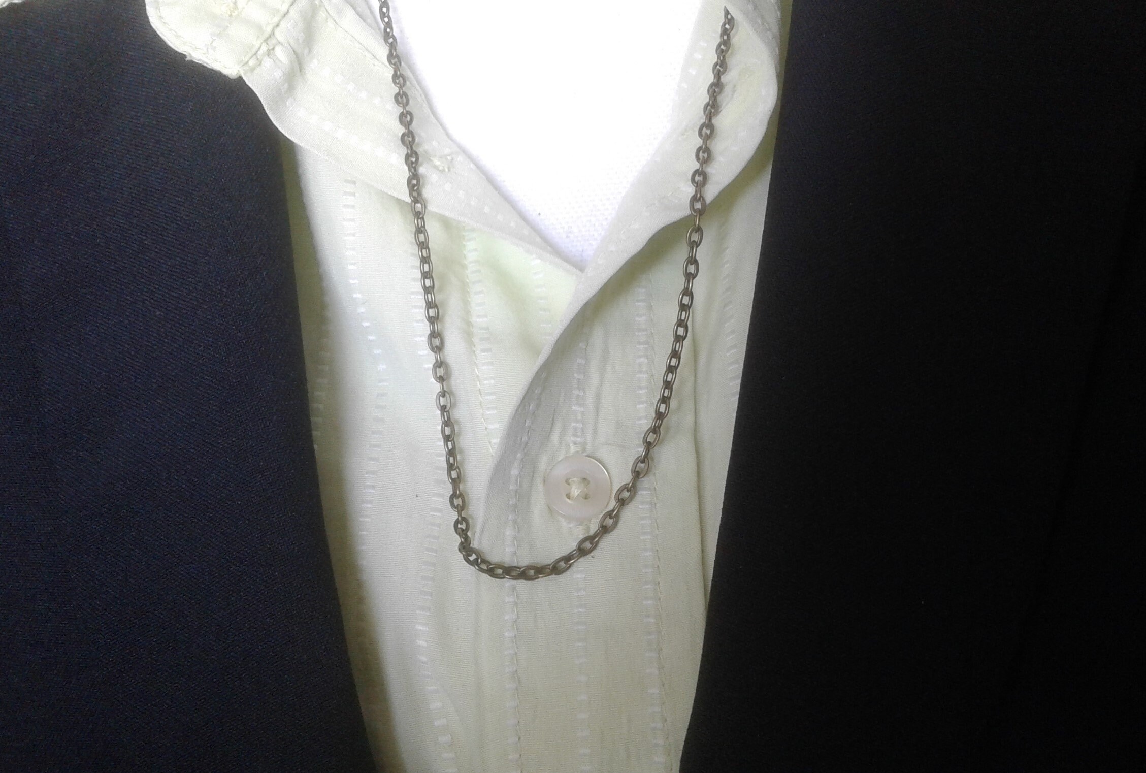 70cm 28inch brass brass forcat chain with musket clasp