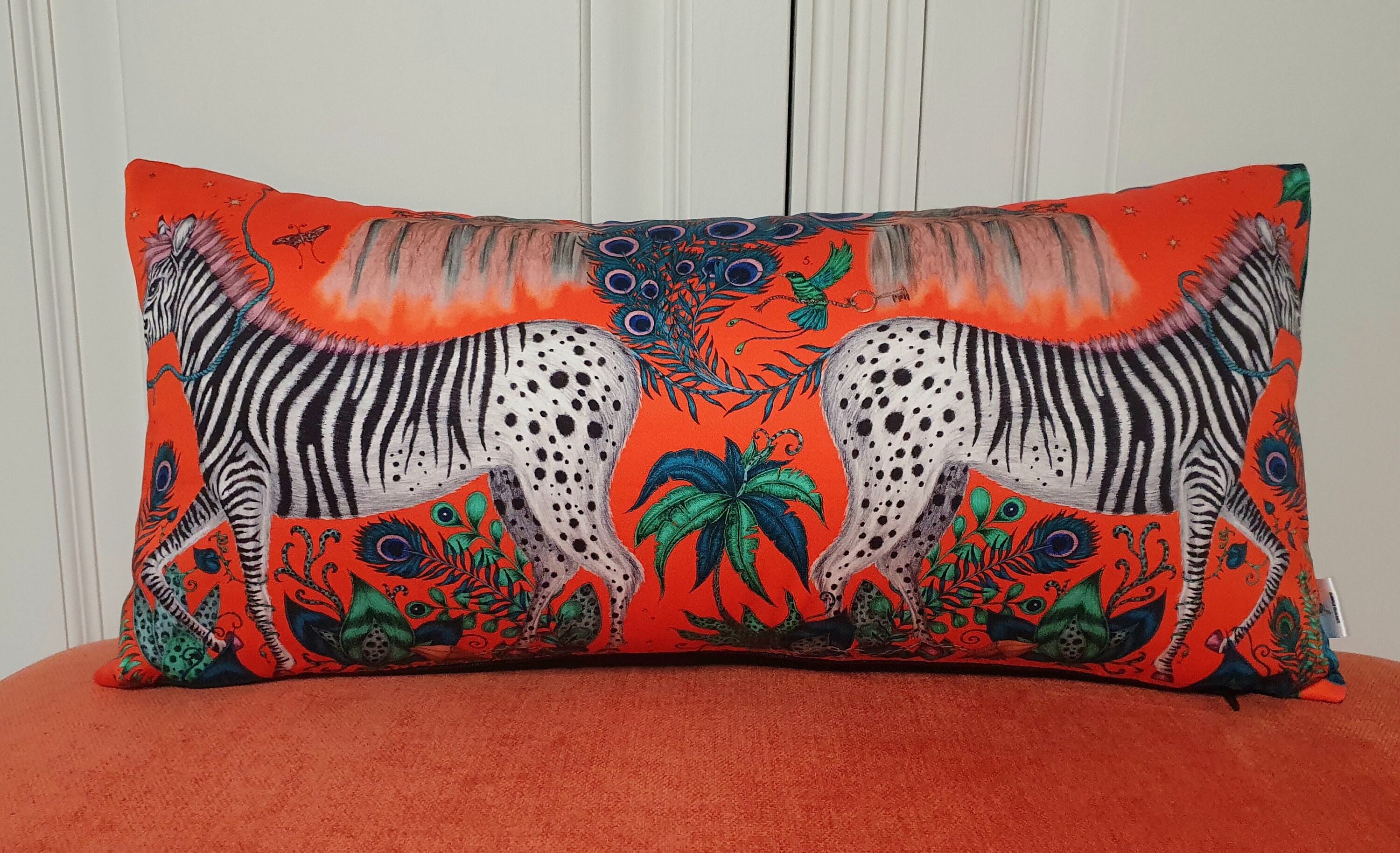 Coussin Long Zèbre