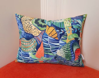 Coussin motif poisson