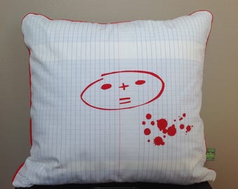 Cushion cover / Housse de coussin le cancre rouge