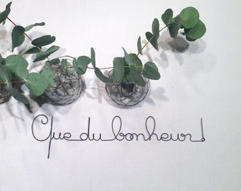 Writing wire, wire, wire, wall quote sentence wire