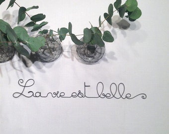 Writing wire, wire, wire, wall quote sentence wire