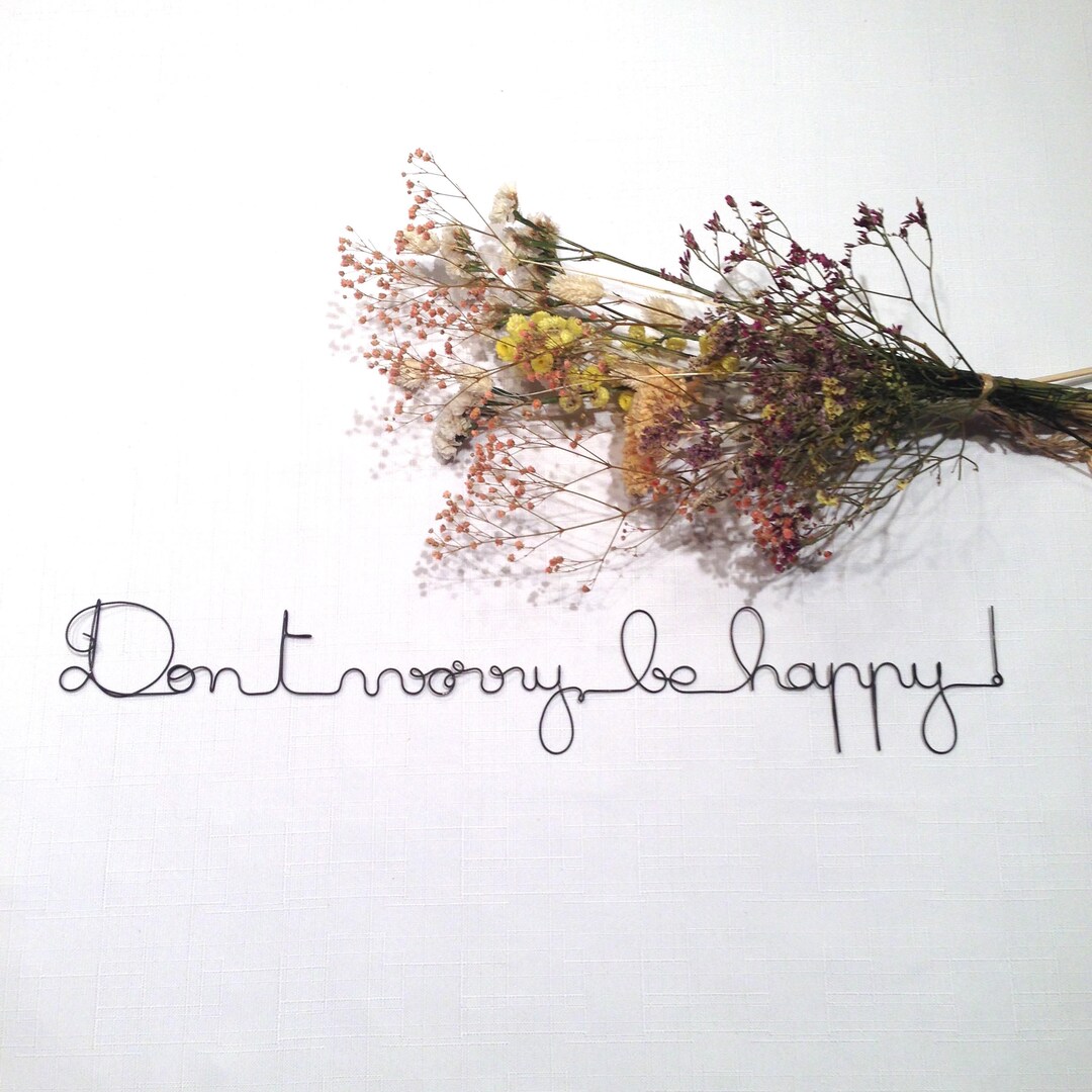 Wire Write String Wire Writing, Wire Phrase, Wire Quote, Wire Wall Decoration - Etsy