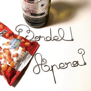 Aperitif Swear word Swearing wire writing Wire phrase Wire quote Wire wall decoration