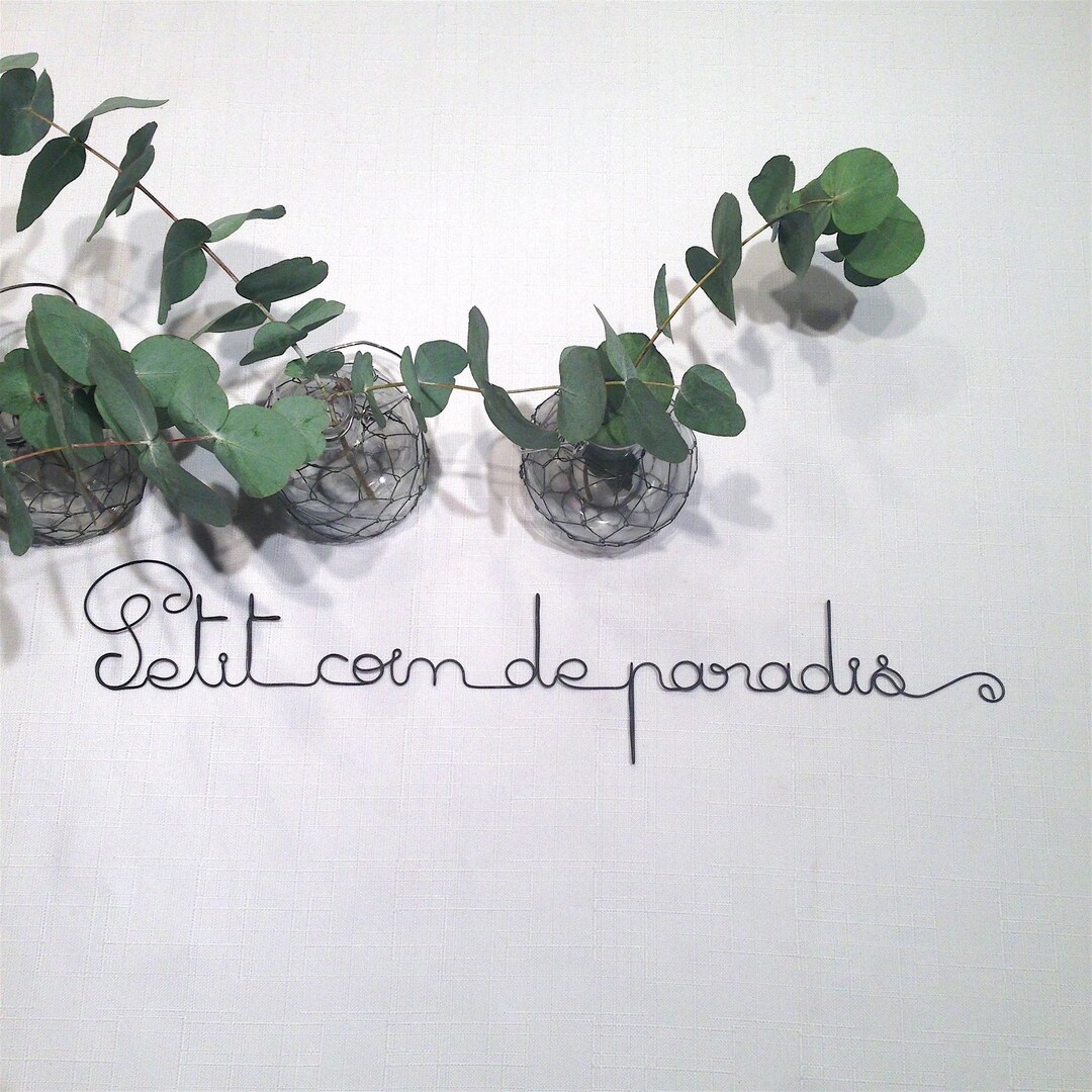 Wire Writing Wire Phrase Wire Quote Wire Wall Decoration Etsy