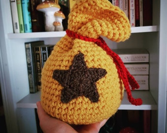 bag of crochet bells