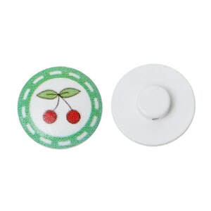 10 Boutons En Bois Naturel Olivier 20mm - Motif Olive Pour Couture Et Créations