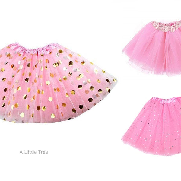 Pink Dancewear Ballerina Tutu Princess Skirt Skirts Fancy Dress Party