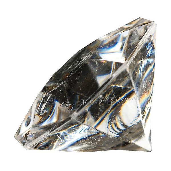 Decorative Crystal Pvc Diamond, 5 pieces