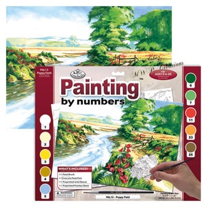painting by numbers &quot;Poppy field&quot;