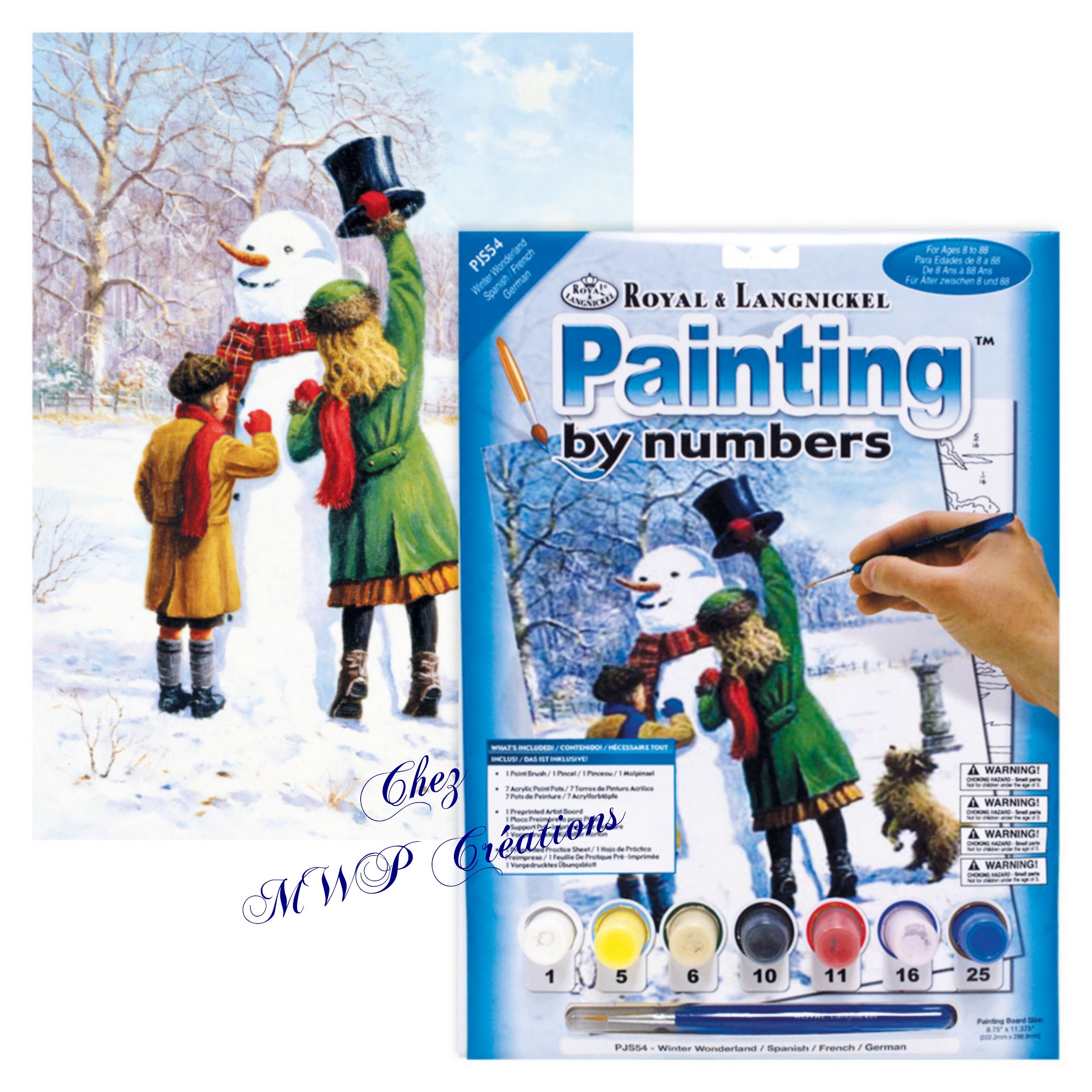 painting by numbers "Winter Wonderland"