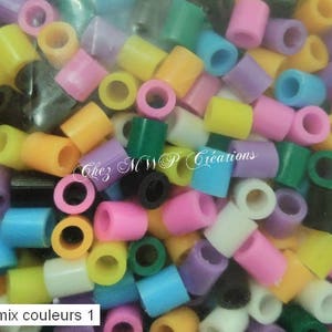 Melting Beads 5mm 800pc Fuse Ironing Plastic Red Pink 