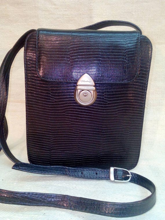 Lizard skin handbag