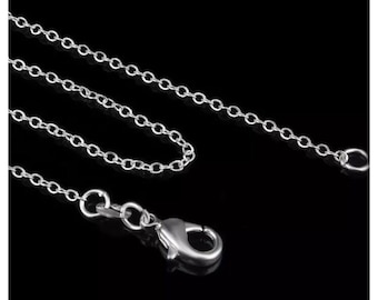925 SILVER chain links / necklaces with hallmark.