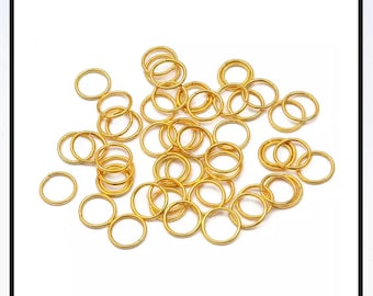 304 Stainless Steel Open Round Jump Rings.