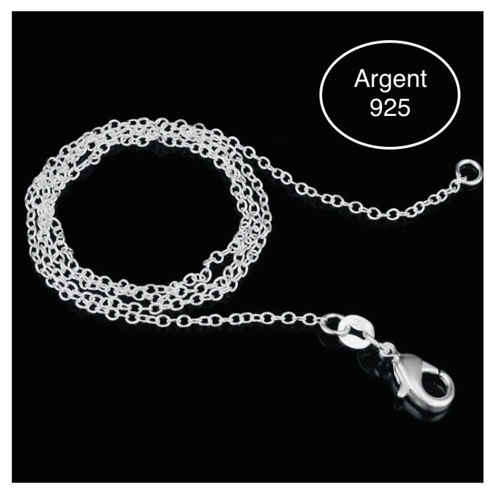 Collier Argent 925 émaillé - Bijou Ethnique Ancien Poinçonné - Inde Du Nord