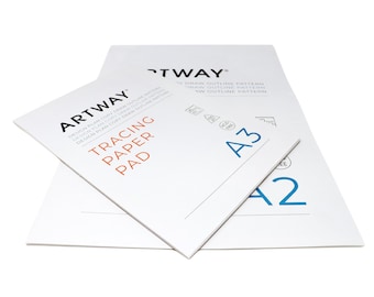 Artway Premium Tracing Pad  - Heavyweight 100gsm - 40 sheets - A2, A3 & A4