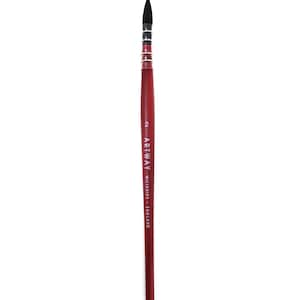 May include: A red handled paint brush with black bristles. The brush is labeled "Artway Wiltshire - England" and has a size 2 designation.